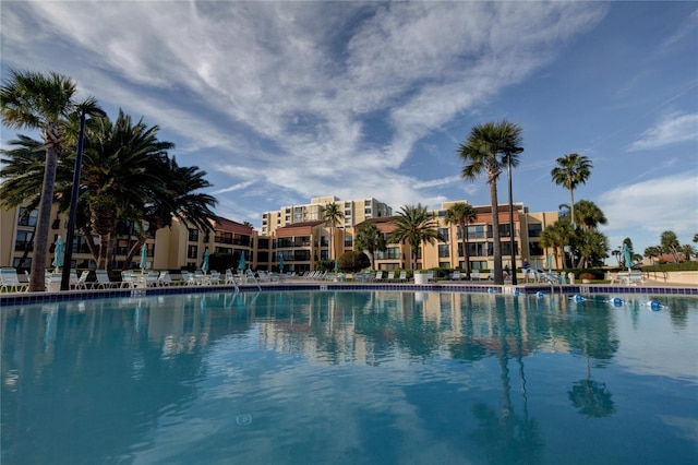 view of pool