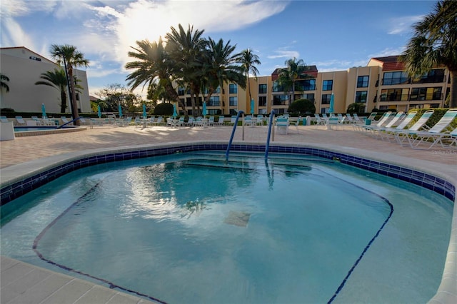 view of community pool