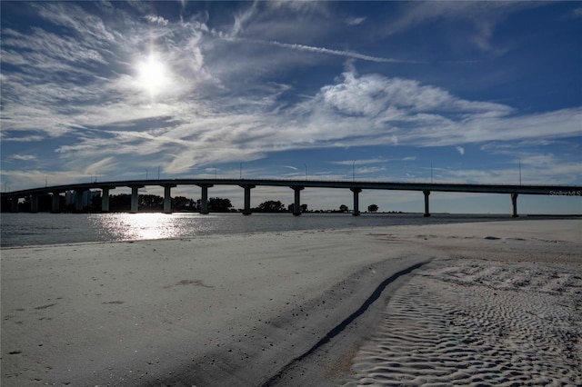 water view with a notable bridge