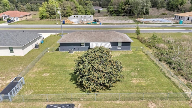 view of subject property