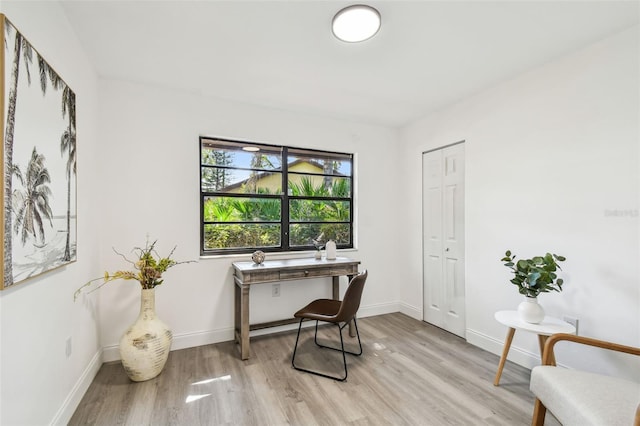 2953 Yucca Ct, Palm Harbor, FL 34684 - office space featuring light wood-style floors and baseboards