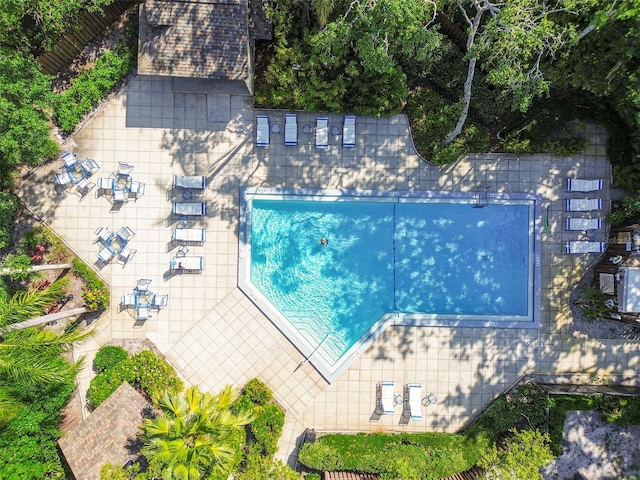 2953 Yucca Ct, Palm Harbor, FL 34684 - drone / aerial view of a pool