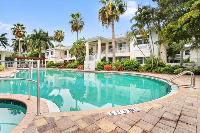 3506 54th Dr W Unit 108, Bradenton, FL 34210 - community pool featuring stairway