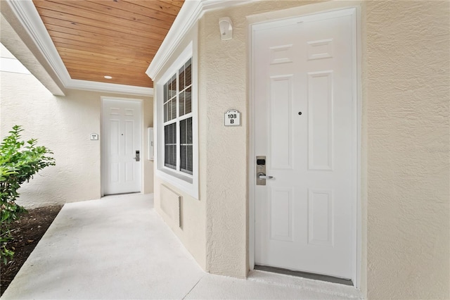 3506 54th Dr W Unit 108, Bradenton, FL 34210 - property entrance with a porch and stucco siding