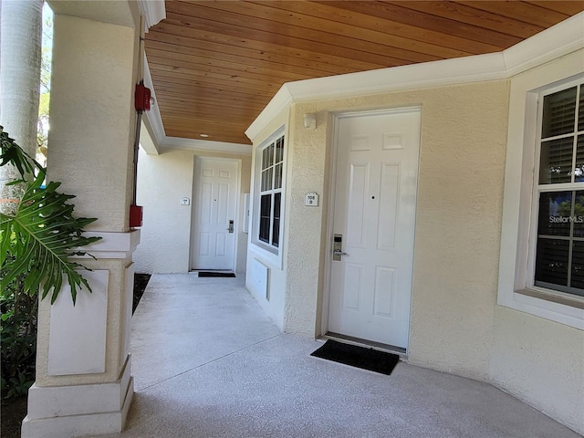 3506 54th Dr W Unit 108, Bradenton, FL 34210 - doorway to property featuring stucco siding