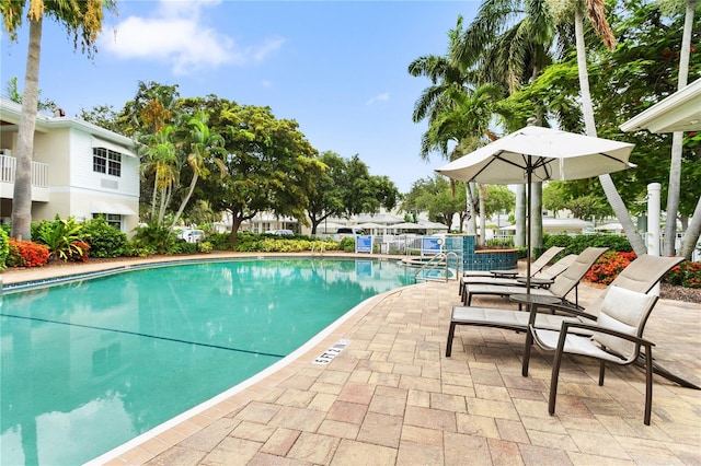 3506 54th Dr W Unit 108, Bradenton, FL 34210 - community pool with a patio