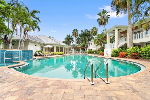 3506 54th Dr W Unit 108, Bradenton, FL 34210 - pool featuring a patio