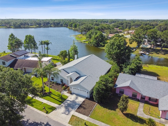 3238 Cullendale Dr, Tampa, FL 33618 - birds eye view of property featuring a water view