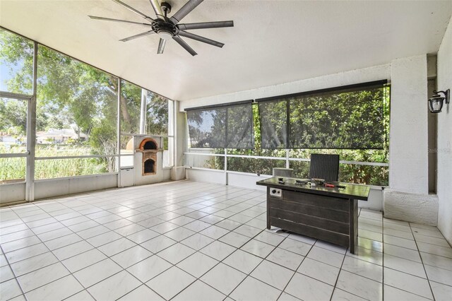 3238 Cullendale Dr, Tampa, FL 33618 - sunroom featuring ceiling fan