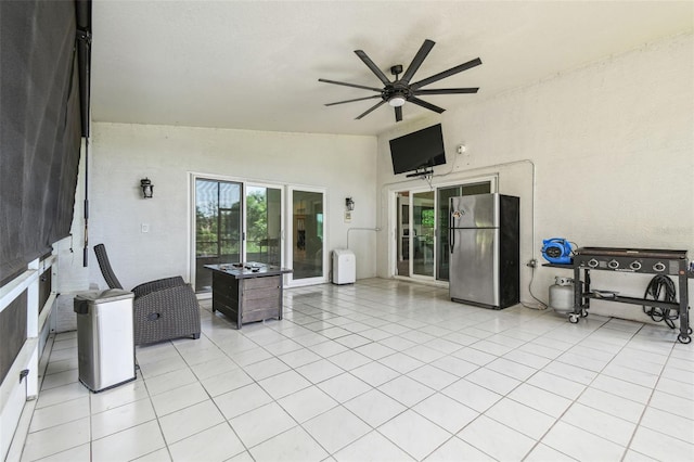 3238 Cullendale Dr, Tampa, FL 33618 - view of patio with ceiling fan