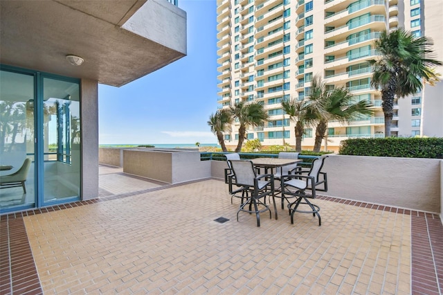 view of patio / terrace with outdoor dining area