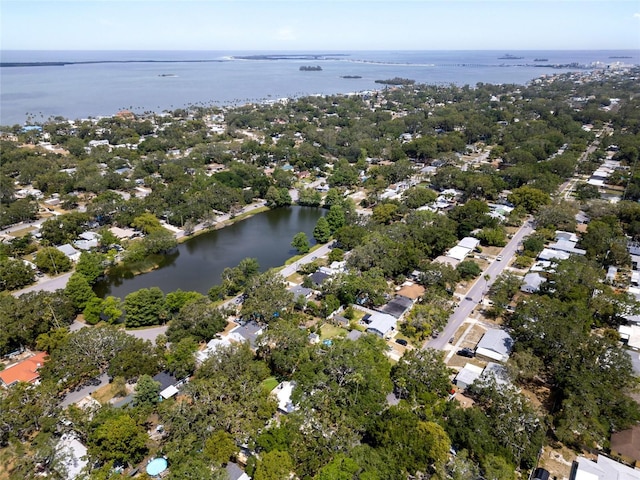 1443 Paloma Ln, Dunedin, FL 34698 - aerial view of property and surrounding area featuring a nearby body of water