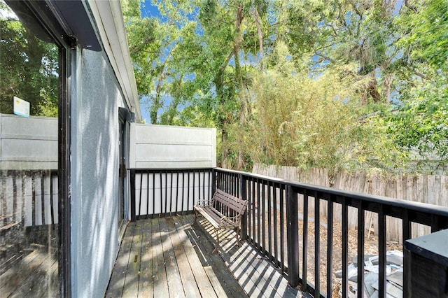 126 Ridgewood Ave, Brandon, FL 33510 - view of wooden terrace