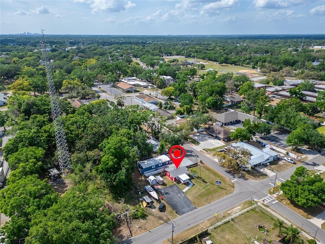 126 Ridgewood Ave, Brandon, FL 33510 - drone / aerial view featuring a residential view