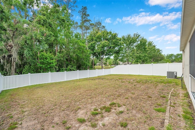 12831 White Bluff Rd, Hudson, FL 34669 - view of yard featuring central AC unit