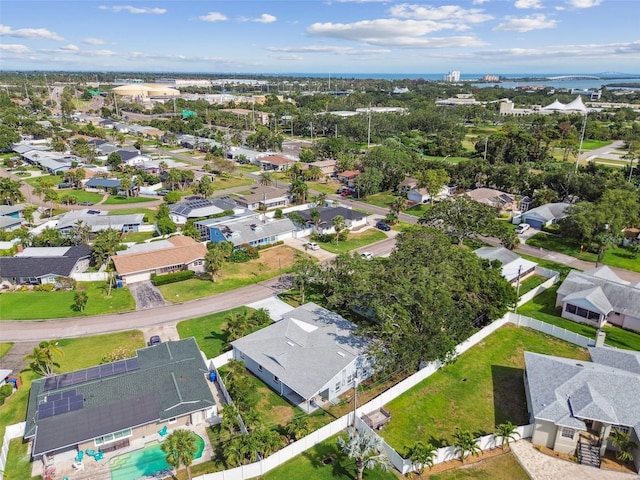 5235 42nd St S, Saint Petersburg, FL 33711 - aerial perspective of suburban area featuring a pool