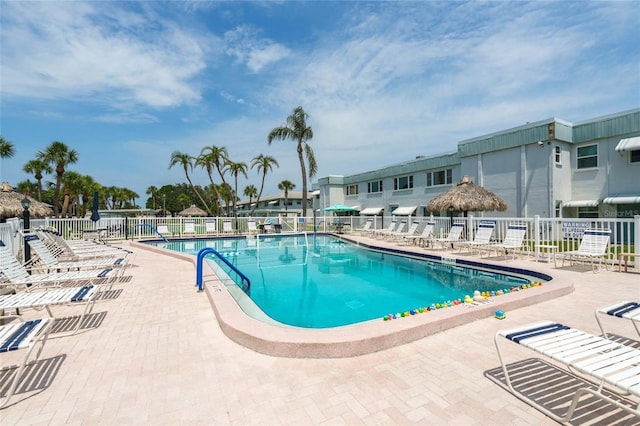 5356 81st St N Unit 26, Saint Petersburg, FL 33709 - community pool featuring a patio area