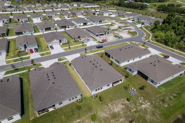 bird's eye view featuring a residential view
