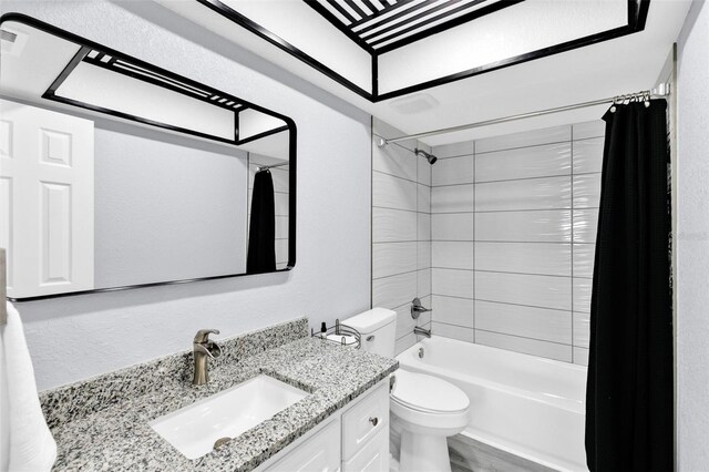 1913 Poinsetta Ln, Maitland, FL 32751 - bathroom with vanity, toilet, and shower / bath combo with shower curtain