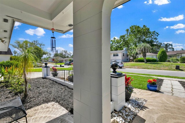 1913 Poinsetta Ln, Maitland, FL 32751 - view of patio featuring a residential view