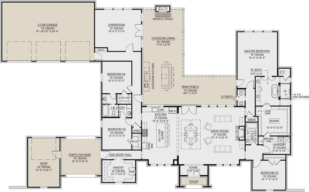 511 Avonwood, Tampa, FL 33625 - floor plan