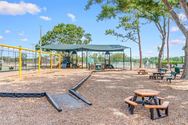 13613 Laraway Dr, Riverview, FL 33579 - community playground with fence
