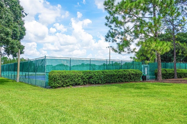 13613 Laraway Dr, Riverview, FL 33579 - view of tennis court