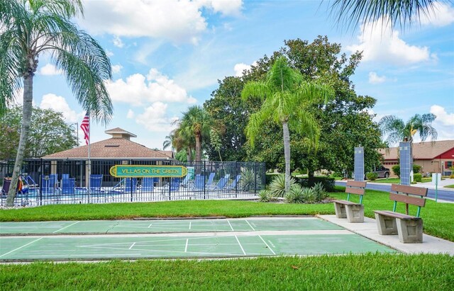 13613 Laraway Dr, Riverview, FL 33579 - view of property's community featuring shuffleboard