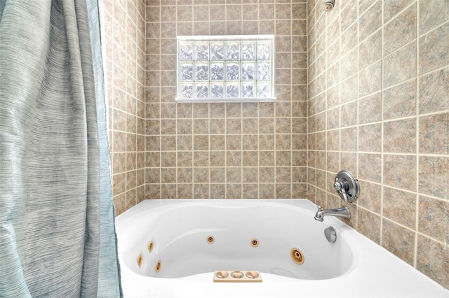 view of full bathroom