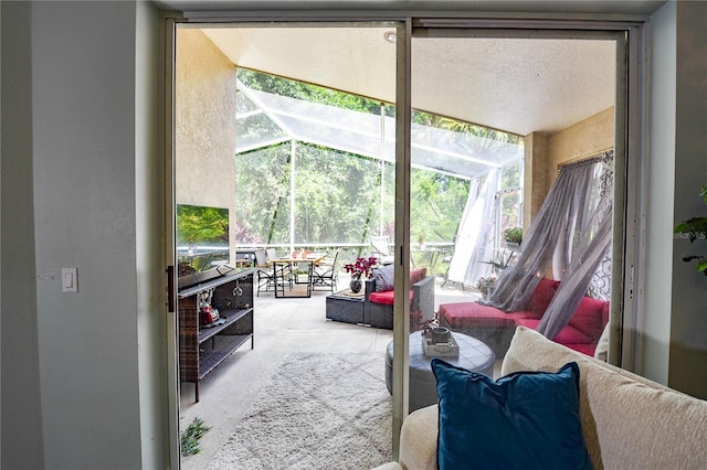 2604 Clareside Dr, Valrico, FL 33596 - sunroom / solarium featuring outdoor lounge area