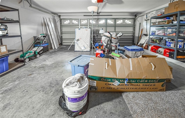 2604 Clareside Dr, Valrico, FL 33596 - garage featuring a garage door opener