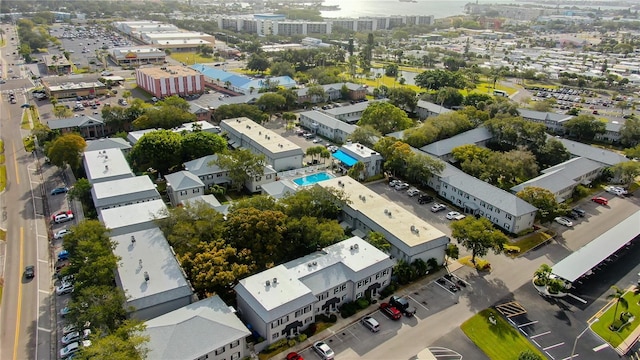 1115 Rue Des Chateaux Unit 2B, South Pasadena, FL 33707 - aerial view with a city view