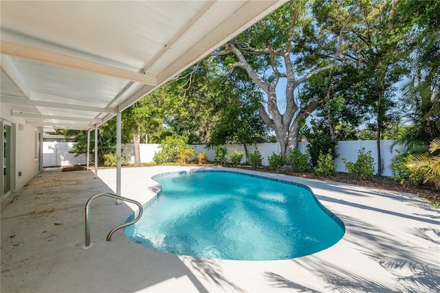1152 Jackmar Rd, Dunedin, FL 34698 - view of pool featuring a patio area and a fenced backyard