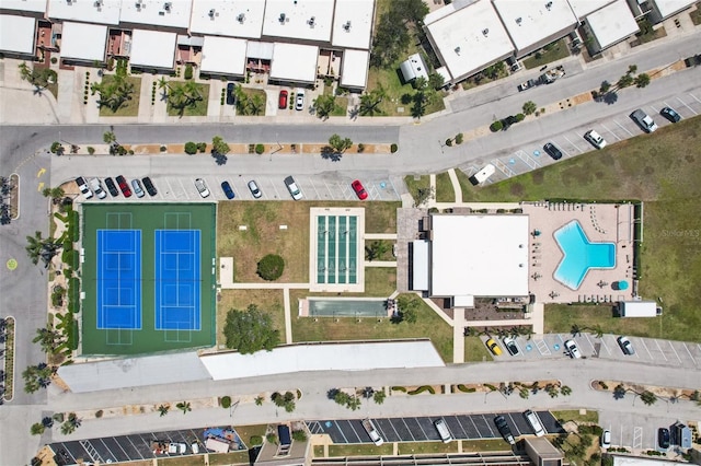 drone / aerial view