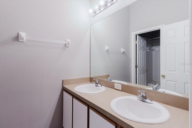 6260 Olivedale Dr, Riverview, FL 33578 - full bathroom with double vanity and  shower combination