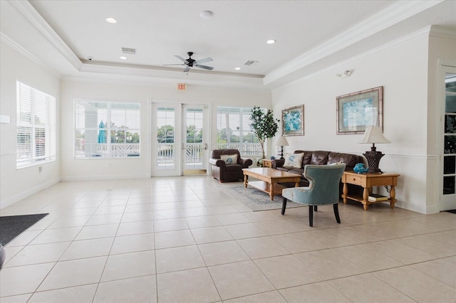 6260 Olivedale Dr, Riverview, FL 33578 - community lobby with crown molding and recessed lighting