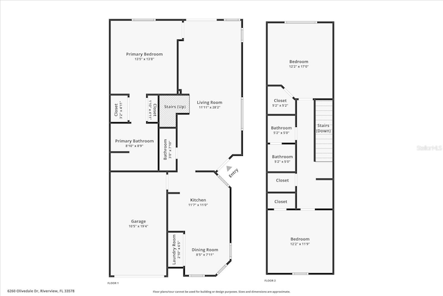 6260 Olivedale Dr, Riverview, FL 33578 - room layout