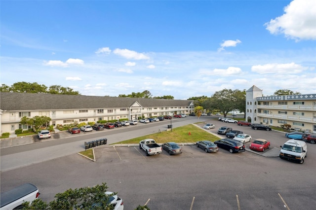 view of uncovered parking lot