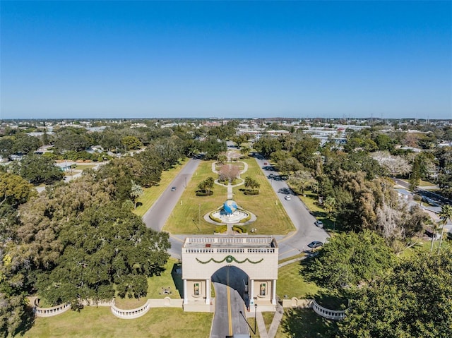 aerial view