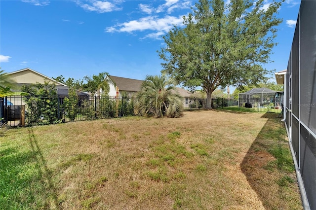 16516 Bridgewalk Dr, Lithia, FL 33547 - view of yard with a fenced backyard