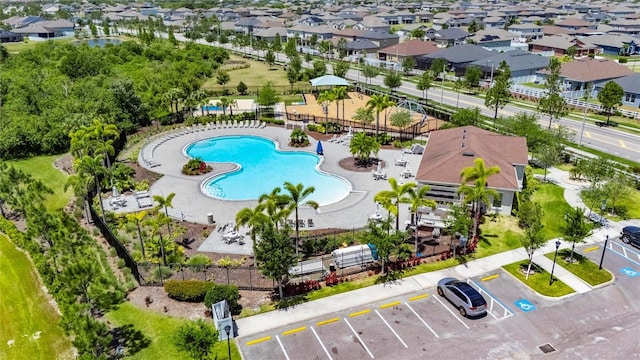 11707 Sunburst Marble Rd, Riverview, FL 33579 - bird's eye view of a pool