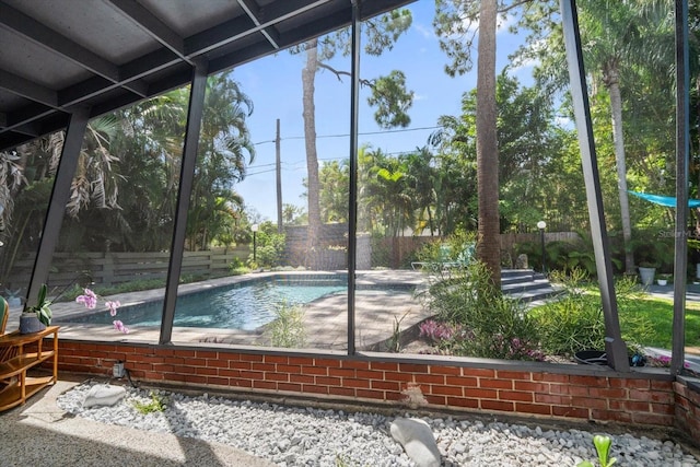 view of pool