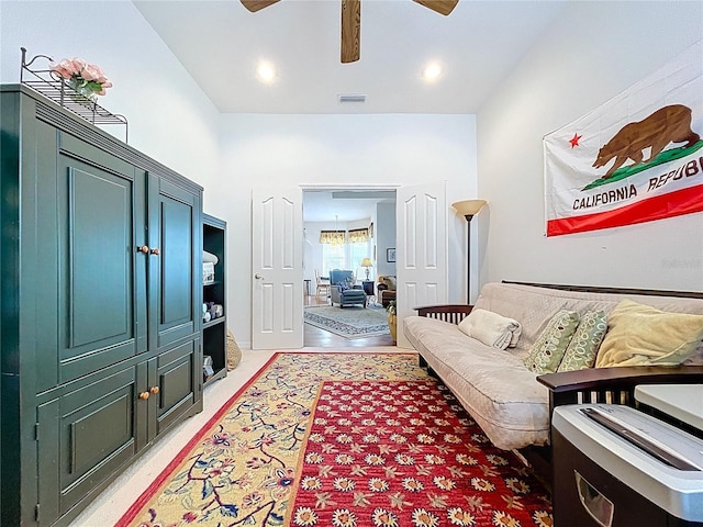 10309 Marchmont Ct, Tampa, FL 33626 - living area featuring ceiling fan