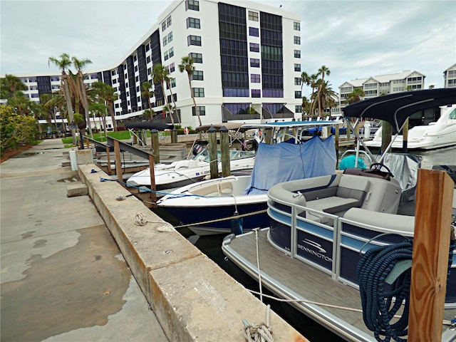 view of dock