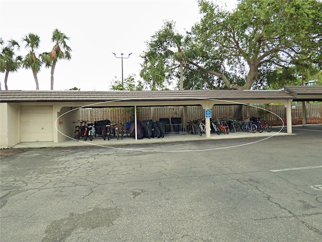 view of parking