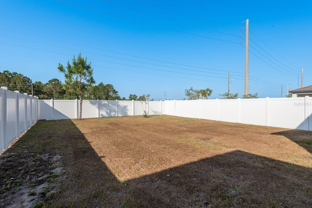 view of yard