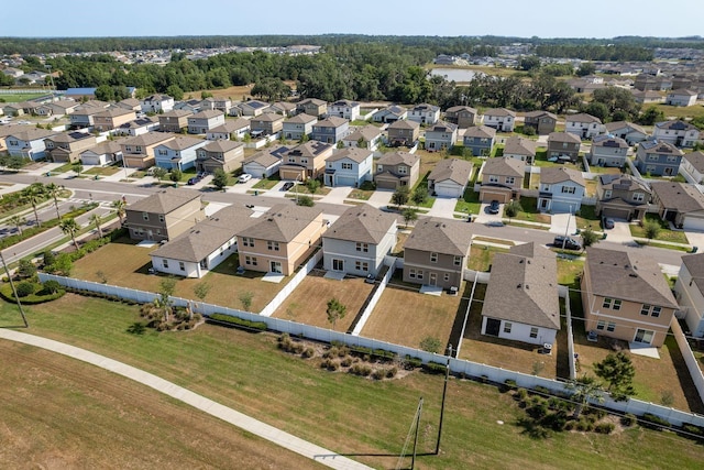 aerial perspective of suburban area