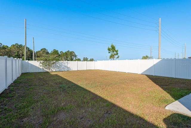 view of yard