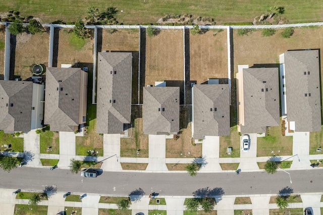 aerial view of residential area