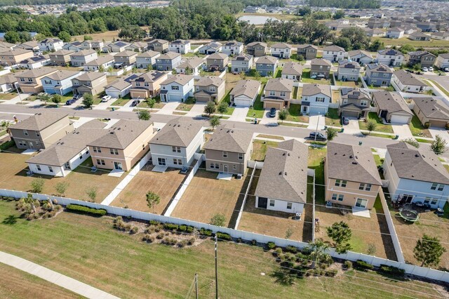 aerial perspective of suburban area